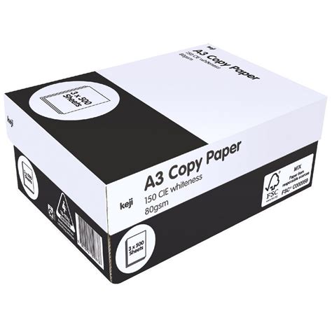 A3 White Copy Paper 80gsm 500s