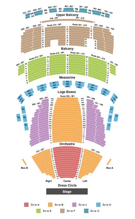 Connor Palace Theatre Seating Chart And Maps Cleveland