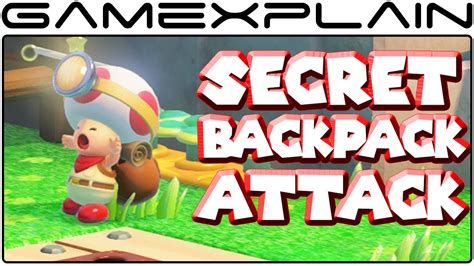 Secret Backpack Attack In Captain Toad Treasure Tracker Youtube