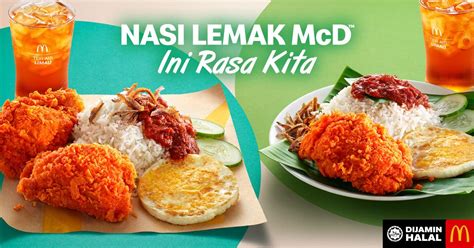 Get full nutrition facts and other common serving sizes of nasi lemak including 1 oz and 100 g. 3x Spicier Ayam Goreng, Cempedak McFlurry, Cendol ...