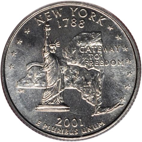 2001 New York State Quarter Sell Silver State Quarters