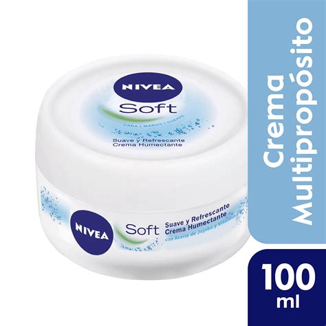 crema hidratante intensiva nivea soft para todo tipo de piel 100 ml carrefour