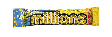 Golden Casket Millions Minion Banana Tubes 40g Sweets From Heaven