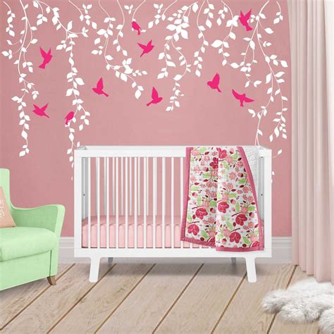 Vine Wall Decal For Baby Girl Nursery Décor Wall Vines Nursery Decals
