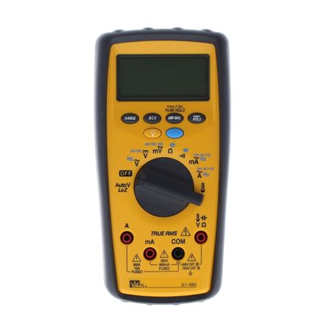 Ideal Commercial Grade Digital 1000 Volt Multimeter In The Test Meters