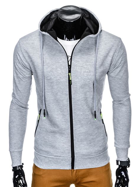 Mens Sweatshirt B796 Grey Modone Wholesale Clothing For Men