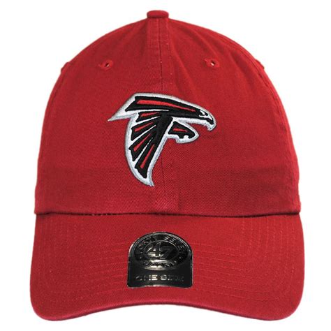 47 Brand Atlanta Falcons Nfl Clean Up Strapback Baseball Cap Dad Hat
