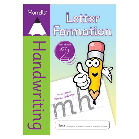 morrells handwriting letter formation workbook  left