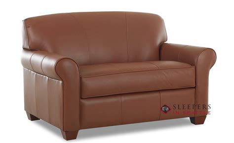 Vonanda ottoman sleeper chair bed Customize and Personalize Calgary Chair Leather Sofa by ...
