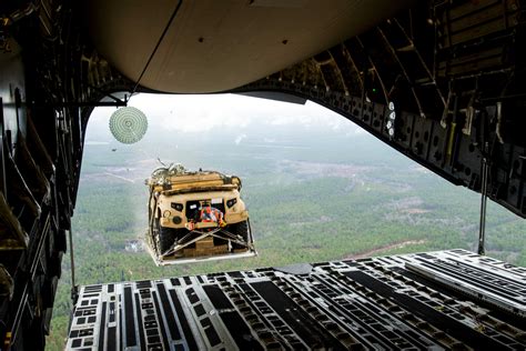 82nd Airborne Soldiers Conduct Airdrop Tests Of Joint Light Tactical