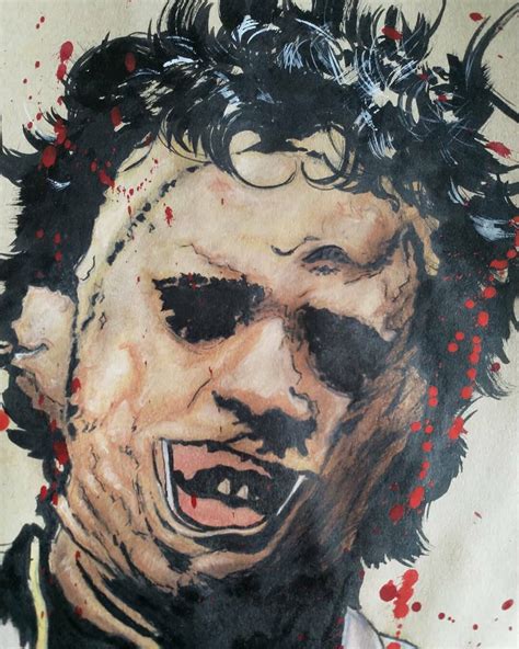 The Texas Chainsaw Massacre Leatherface Original Art Etsy