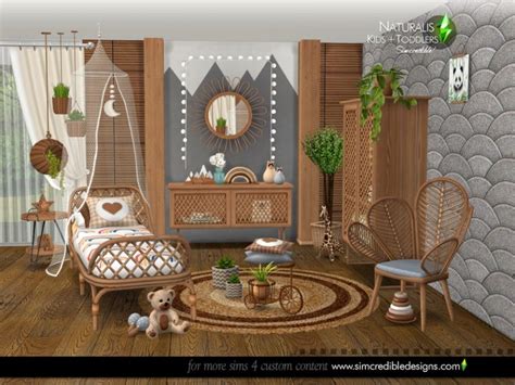 Naturalis Kids Bedroom By Simcredible Liquid Sims