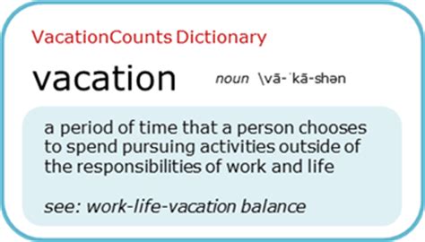 Vacations Meaning