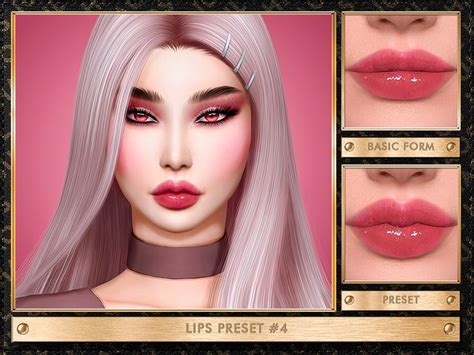 Sims 4 — Julhaos Cosmetics Lips Preset 4 By Julhaos — Category
