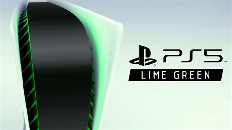 Ps5 Lime Green Edition Hardware Reveal Trailer Mockup Xbox Series