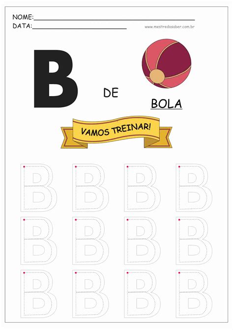 Alfabeto Pontilhado - Mestre do Saber - Atividades de Alfabetização