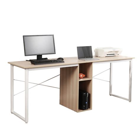 Some of them save room in the area because a developer created a. DlandHome Double Computer Desk 78 inches Extra Long w/Open ...