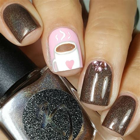 Coffee Quenalbertini Coffee Nail Art Instagram Photo By