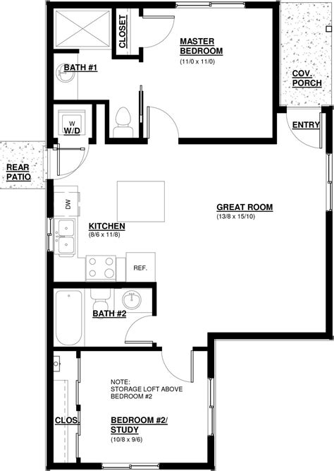 800 Sq Feet Floor Plan Floorplansclick