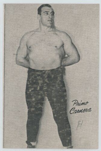 Primo Carnera Wrestling Trading Card Ebay
