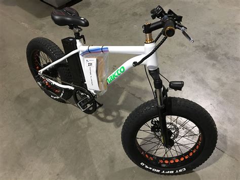 Nakto 20 X 4 Fat Tire Mini E Bike White