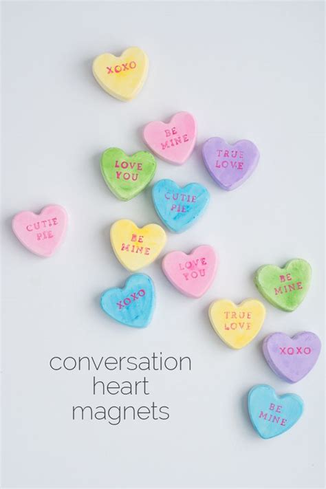 Conversation Heart Magnets This Heart Of Mine Manualidades