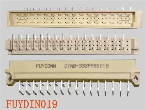 3 Rows 32p Right Angle Male B Type Din 41612 Connector Plug Euro Socket