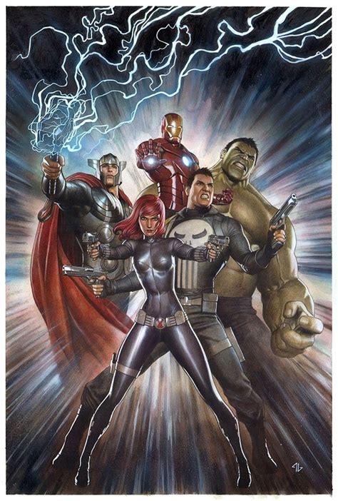 Avengers Confidential Cover Adi Granov Superhero Comic Comic Heroes