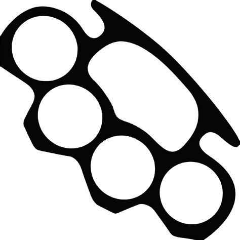 Brass Knuckles Clipart Free Images At Clker Com Vector Clip Art My