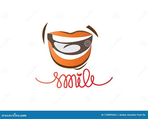 The Word Of Smile Logo Stock Illustration Illustration Of Graphic