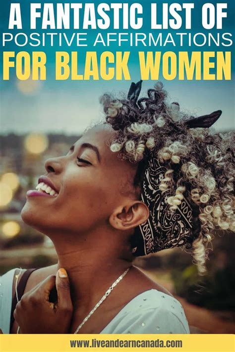 35 Positive Affirmations For Black Women Around The World In 2020