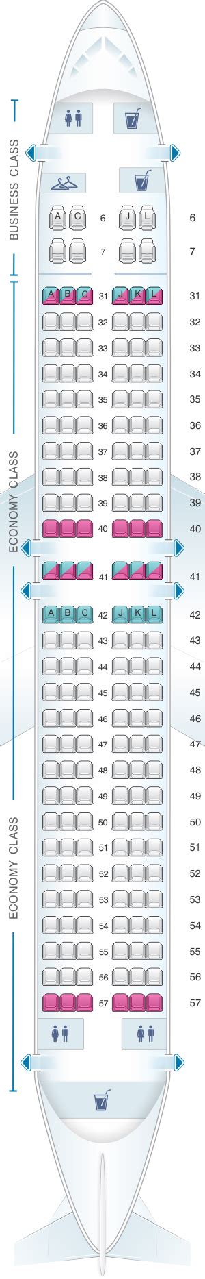 Seat Map China Eastern Airlines Boeing B737 800 170pax Seatmaestro