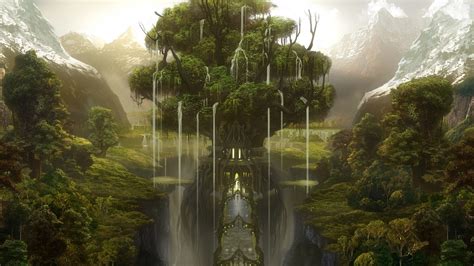 Tree Of Life Fantasy Landscape Fantasy Forest Fantasy Tree