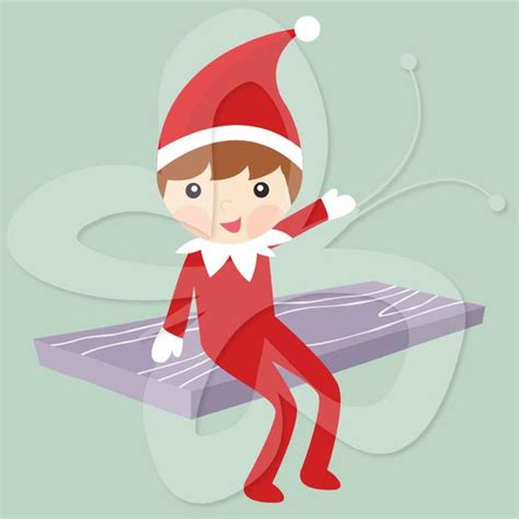 You can download the elf on the shelf black and white cliparts in it's original format by loading the clipart and clickign the downlaod button. Unavailable Listing on Etsy