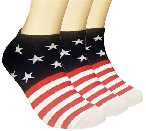 Jjmax Mens Usa American Flag Cotton Blend Crew Socks One Size Fits All