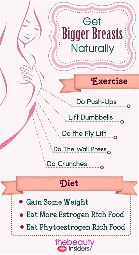 8 Exercises To Increase Breast Size Naturally Breast Workout Natural