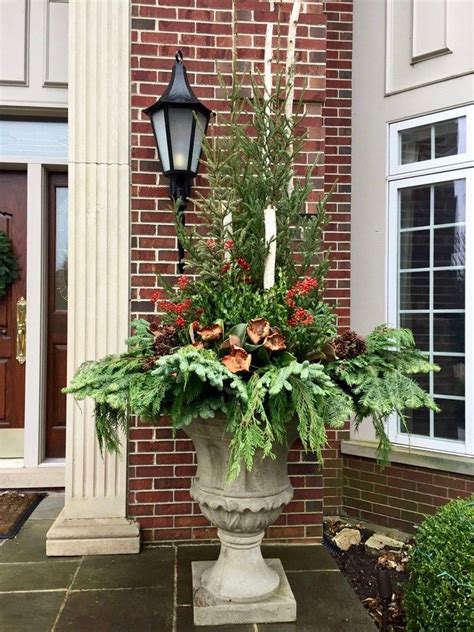 Best Ideas For Outdoor Christmas Container Gardens Outdoor Christmas