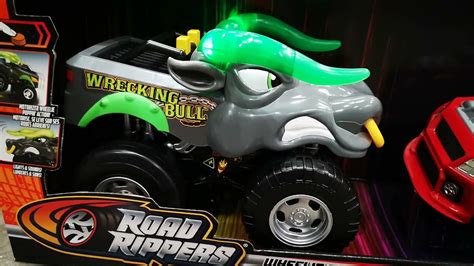 Road Rippers Wheelie Monsters Wrecking Bull And Illuminators Nikko Toys