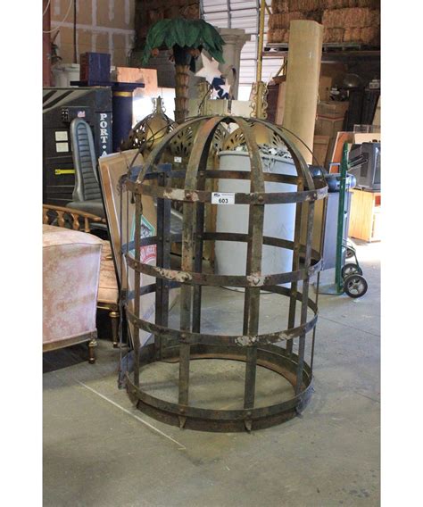 Small Hanging Metal Cage