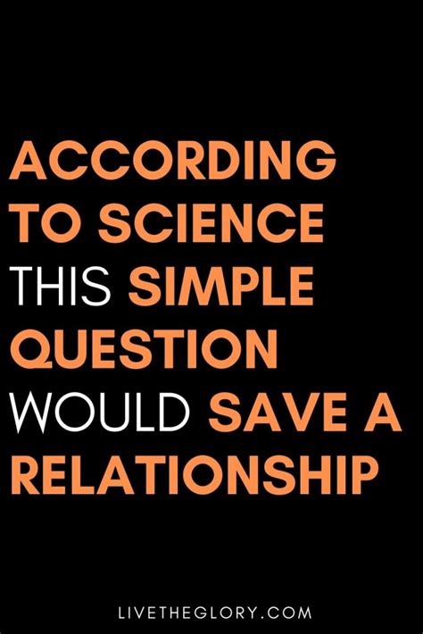 According To Science This Simple Question Would Save A Relationship