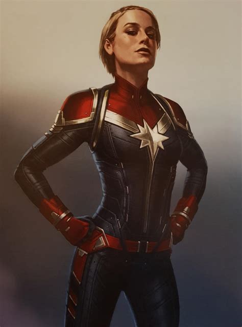 Captain Marvel Plein De Concepts Arts De Costumes Alternatifs Pour L