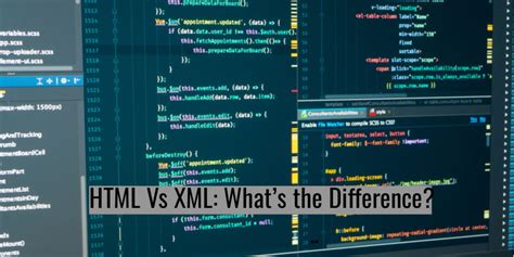 Html Vs Xml Differences Between Html And Xml
