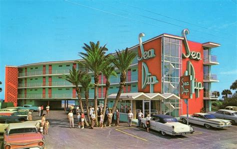 Mid Century Modern Architecture Sea Dip Motel Daytona Beach Florida