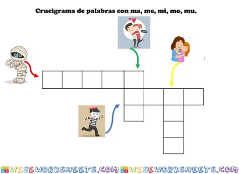 Crucigrama Ma Me Mi Mo Mu Interactive Worksheet Image Vrogue Co