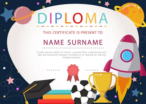 Print 2021 2022 graduation certificates, diploma templates, certificates to give out at the end of the year, certificates for kindergarten graduation. Kids Certificate Free Vector Art - (182 Free Downloads ...