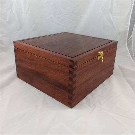 large keepsake box memory box handmade from reclaimed jarrah by kenirywoodcrafts on etsy