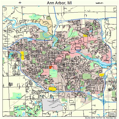 Map Of Ann Arbor Michigan World Map