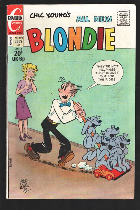 Blondie 205 1973 Charlton Dagwood And Mr Dithers Appear Higher Grade Fn
