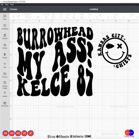 Travis Kelce Burrowhead My Ass Svg Png Eps Dxf Ai Arts Vector