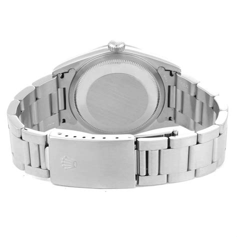 Rolex Datejust 36 Silver Dial Oyster Bracelet Steel Mens Watch 16200